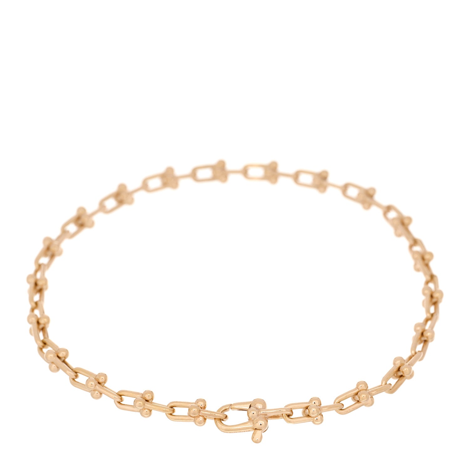 Tiffany 18K Rose Gold HardWear Micro Link Bracelet 2 of 4