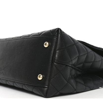 Chanel Caviar Quilted Small Coco Handle Flap Black 10 of 11