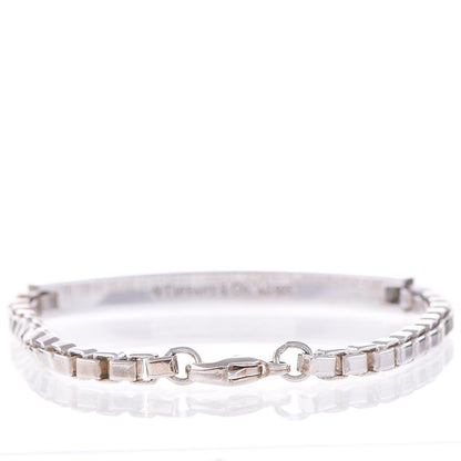 Tiffany Sterling Silver Venetian Link ID Bracelet 3 of 8