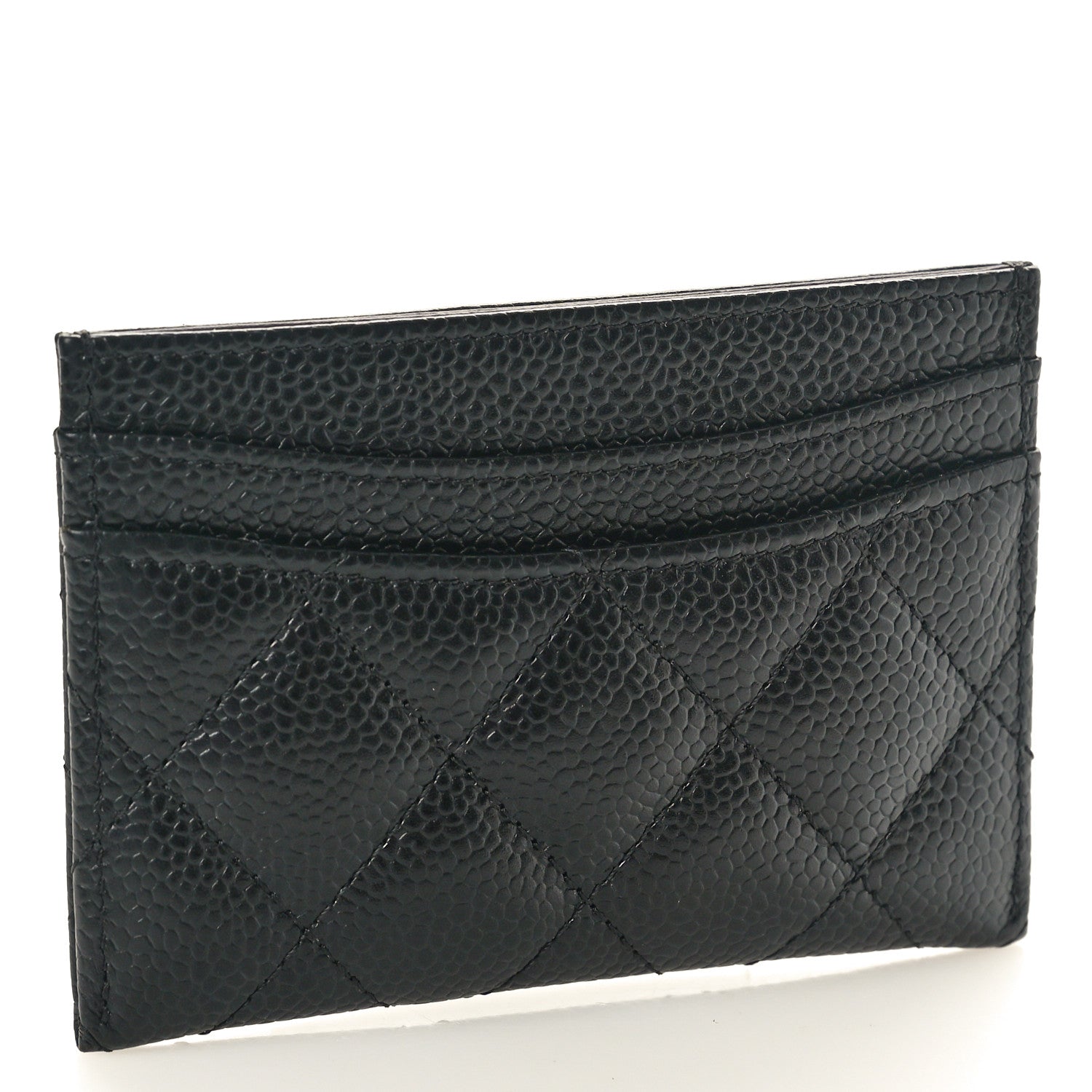 Chanel Caviar Quilted Card Holder Black 3 of 9