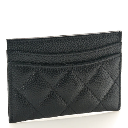 Chanel Caviar Quilted Card Holder Black 3 of 9