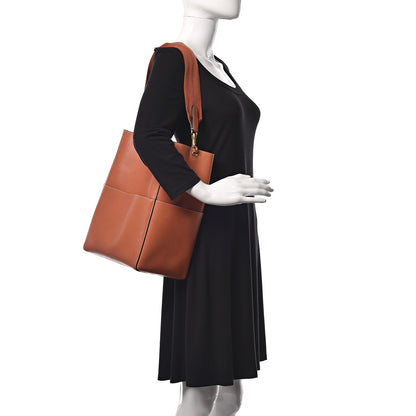 Celine Natural Calfskin Sangle Bucket Bag Terracotta 2 of 11