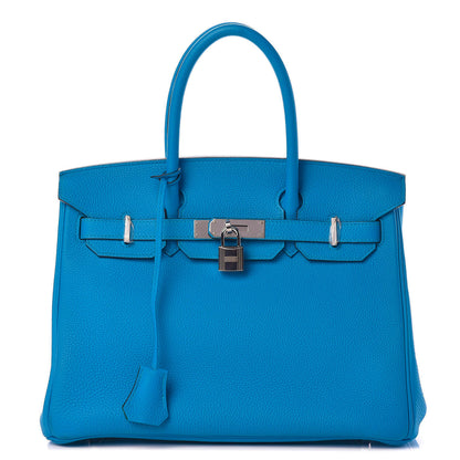 Hermes Togo Birkin 30 Bleu Zanzibar Malachite 1 of 15