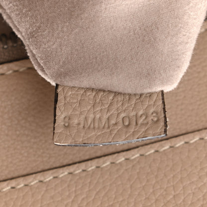 Celine Drummed Calfskin Mini Luggage Dune 6 of 10