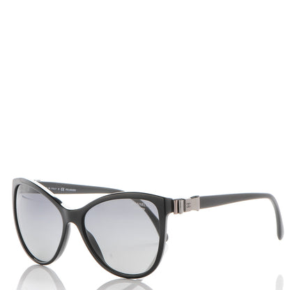 Chanel Polarized Butterfly Charms Sunglasses 5281-Q Black 1 of 8