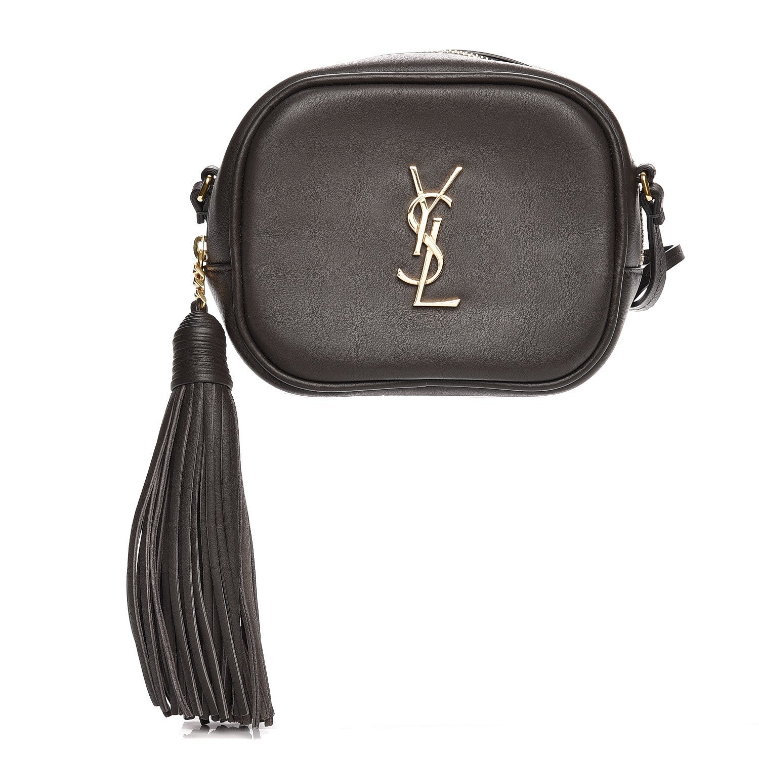 Saint Laurent Calfskin Monogram Blogger Bag Dark Grey 1 of 6