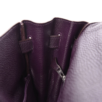 Hermes Togo Kelly Retourne 35 Raisin 13 of 51
