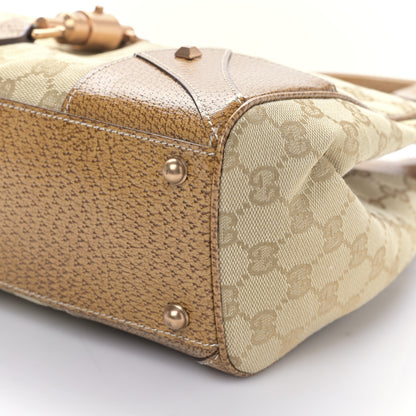 Gucci Monogram Calfskin Large Bardot Shoulder Bag Brown 9 of 9