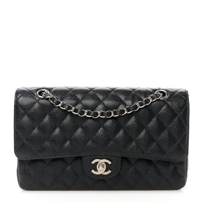 Chanel Caviar Quilted Medium Double Flap Black 1 of 11