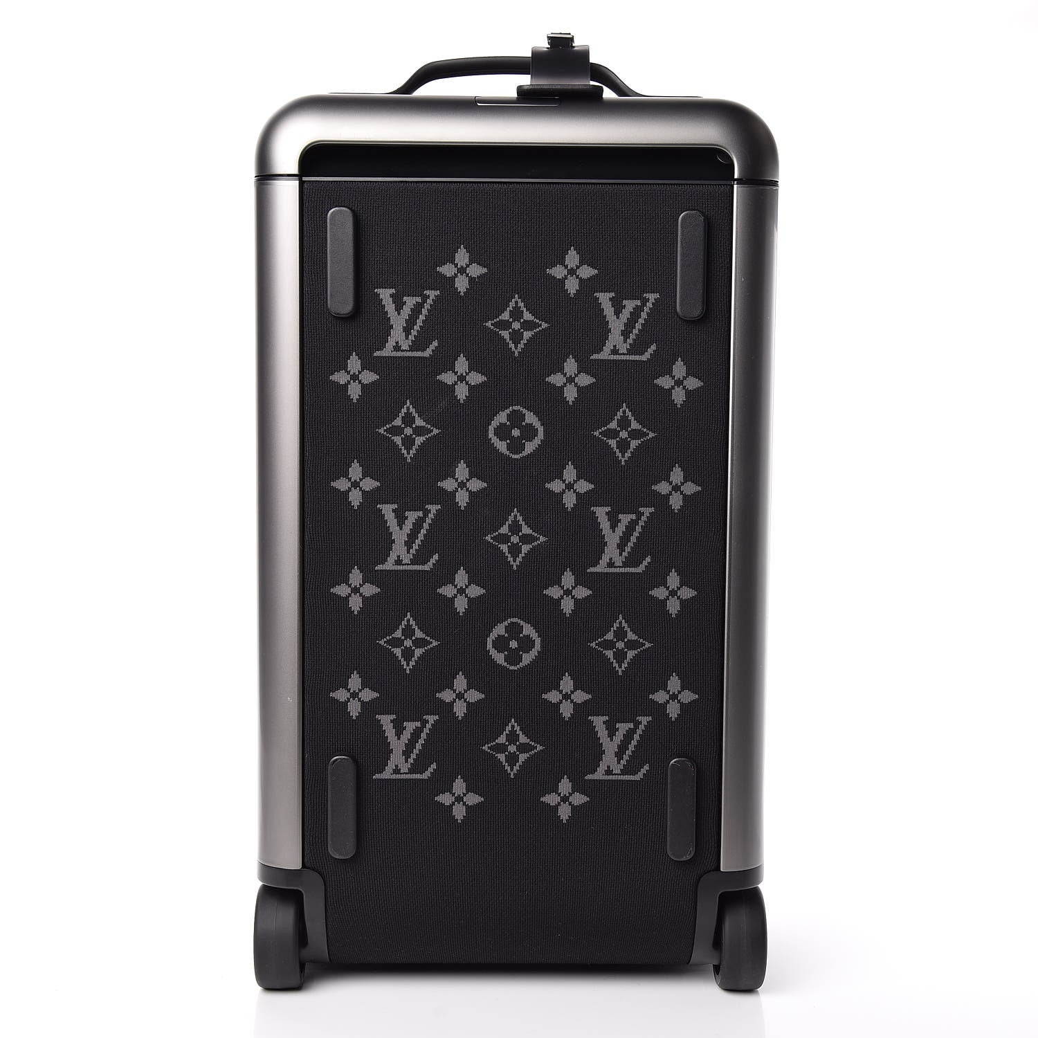 Louis Vuitton Knit Monogram Horizon Soft Duffle 55 Black 4 of 11