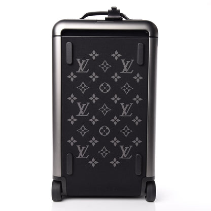 Louis Vuitton Knit Monogram Horizon Soft Duffle 55 Black 4 of 11