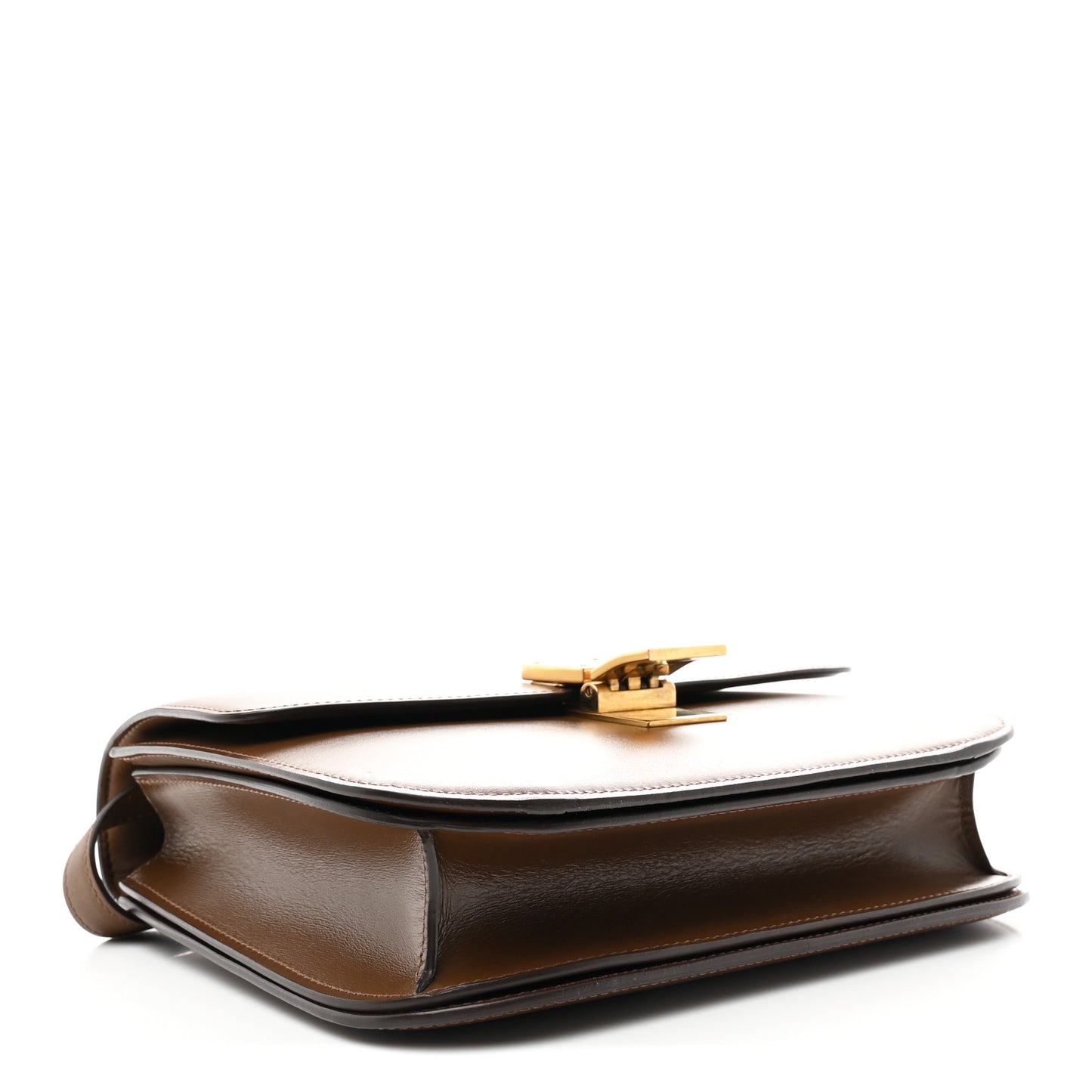 Box Calfskin Medium Classic Box Flap Bag Camel