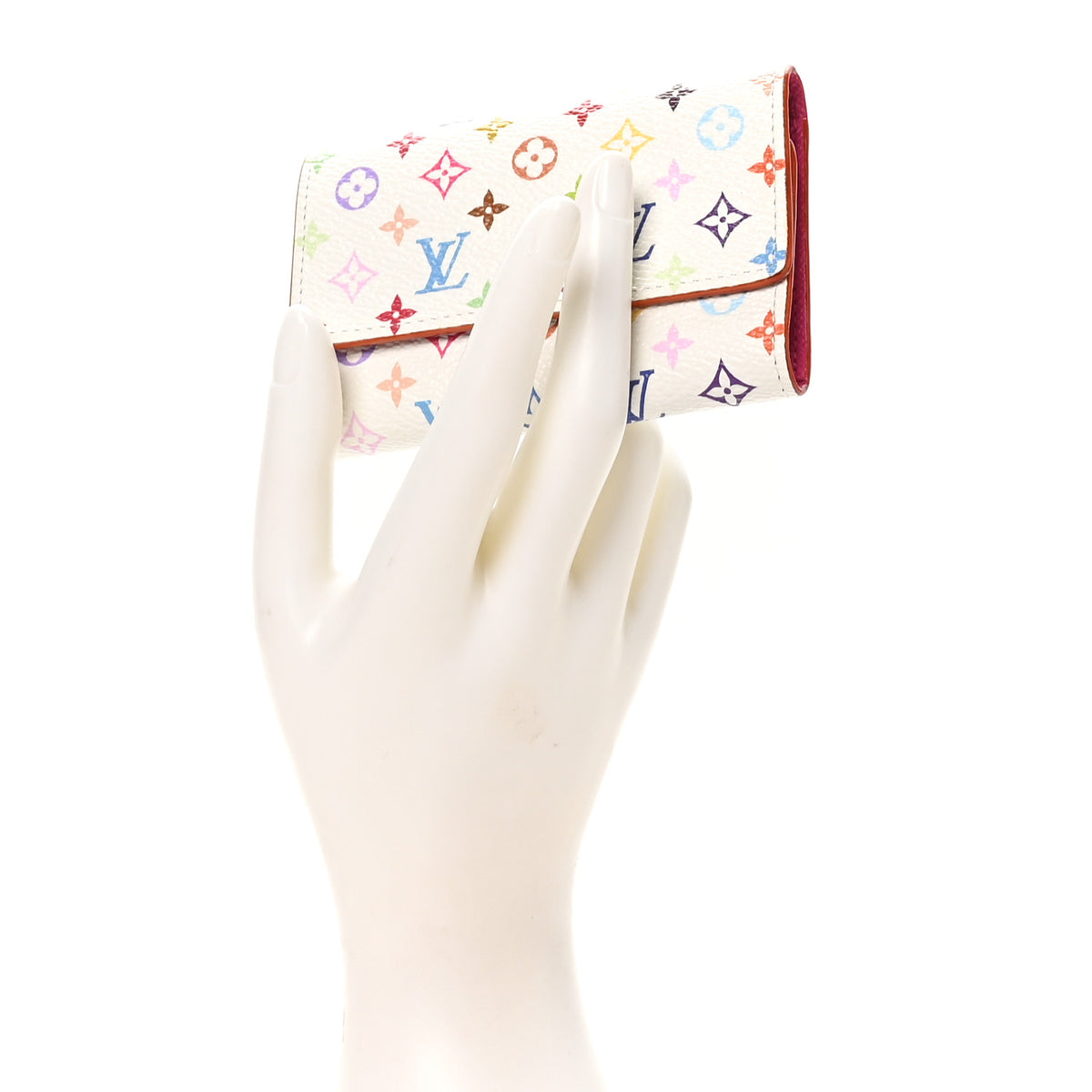 Louis Vuitton LV X TM Monogram Multicolor 6 Key Multicles Holder White 2 of 6