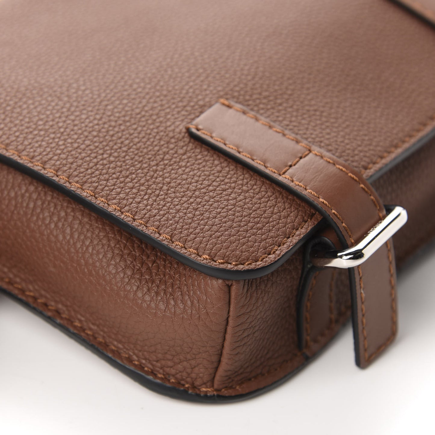 Grained Calfskin Military Bumbag Cognac
