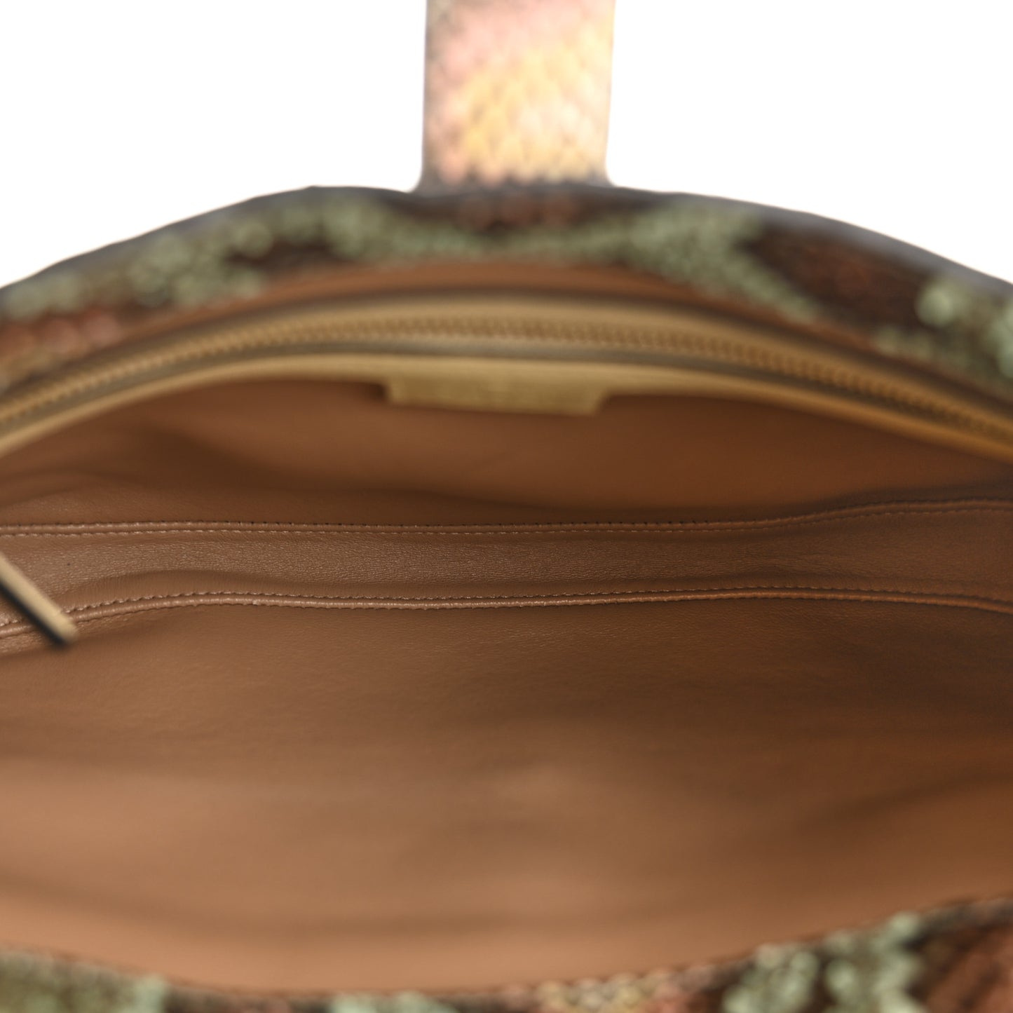 Snakeskin Calfskin Small Jackie 1961 Hobo Beige Multicolor