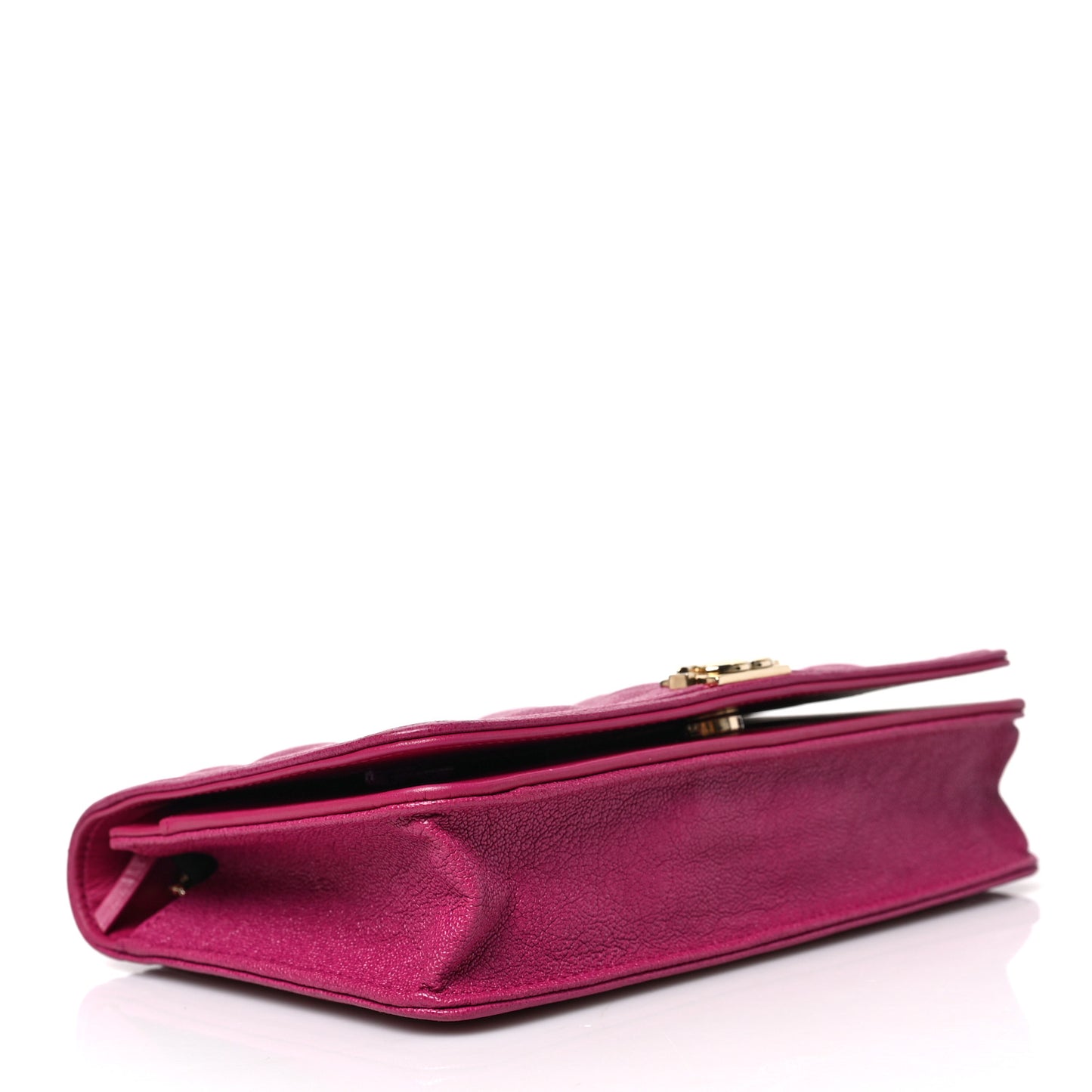 Caviar Quilted Boy Wallet On Chain WOC Fuchsia