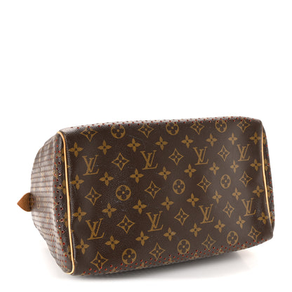 Louis Vuitton Monogram Perforated Speedy 30 Orange 6 of 17