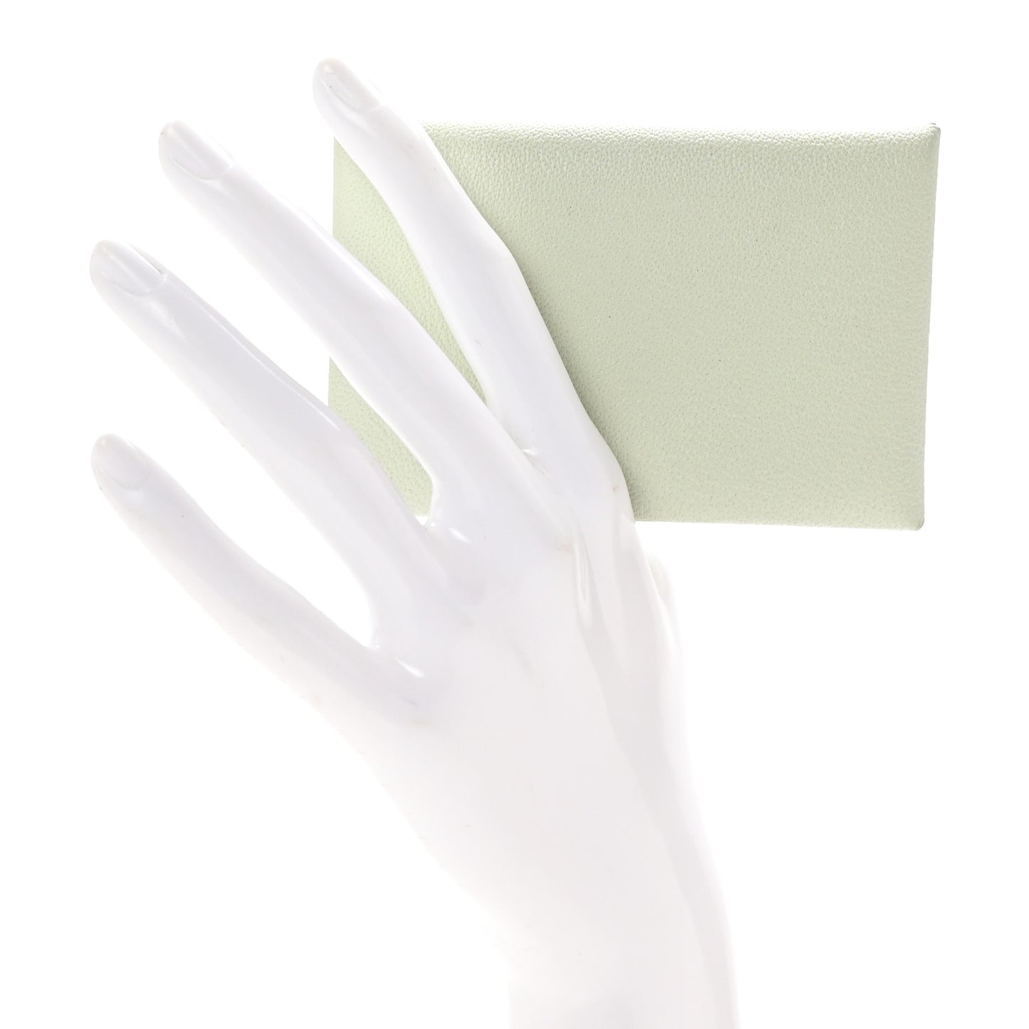 Chevre Mysore Verso Calvi Card Case Vert Fizz Bleu Zephyr