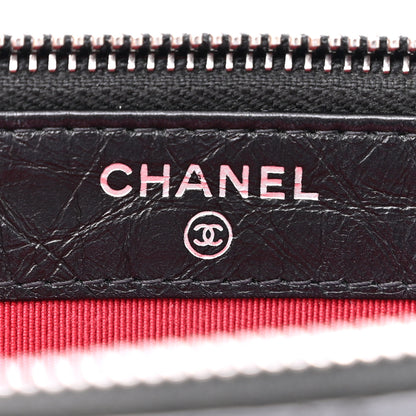 Chanel Aged Calfskin Quilted Small Gabrielle Clutch With Chain Black 6 of 13