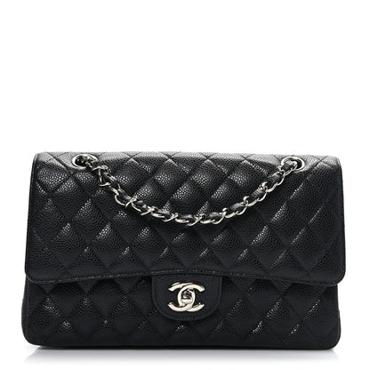 Chanel Caviar Quilted Medium Double Flap Black 1 of 9