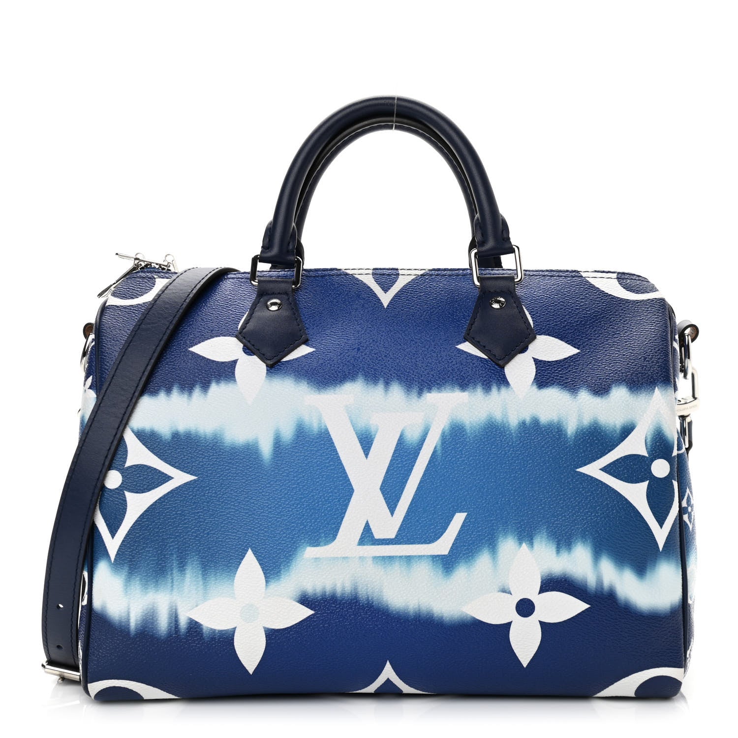 Louis Vuitton Monogram Escale Speedy Bandouliere 30 Blue 1 of 11