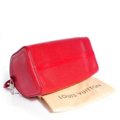 Louis Vuitton Epi Speedy 30 Rouge 4 of 8