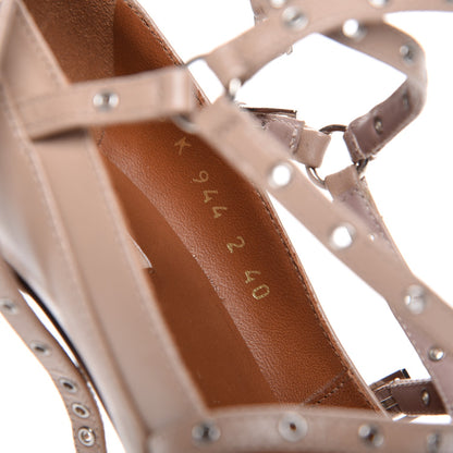 Valentino Garavani Nappa Love Latch 100mm Pumps 40 Poudre 8 of 9