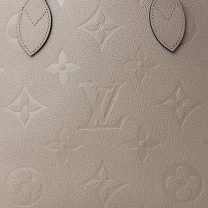 Louis Vuitton Empreinte Monogram Giant Neverfull MM Tourterelle 8 of 12
