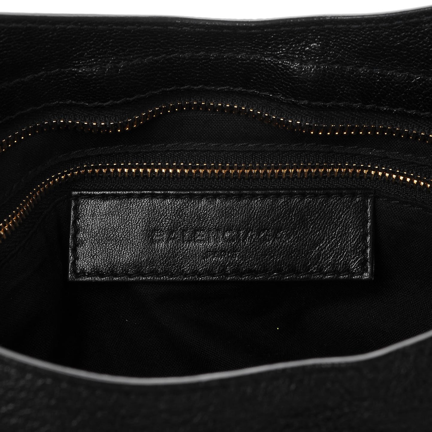 Chevre Gold Metallic Edge Hardware City Black