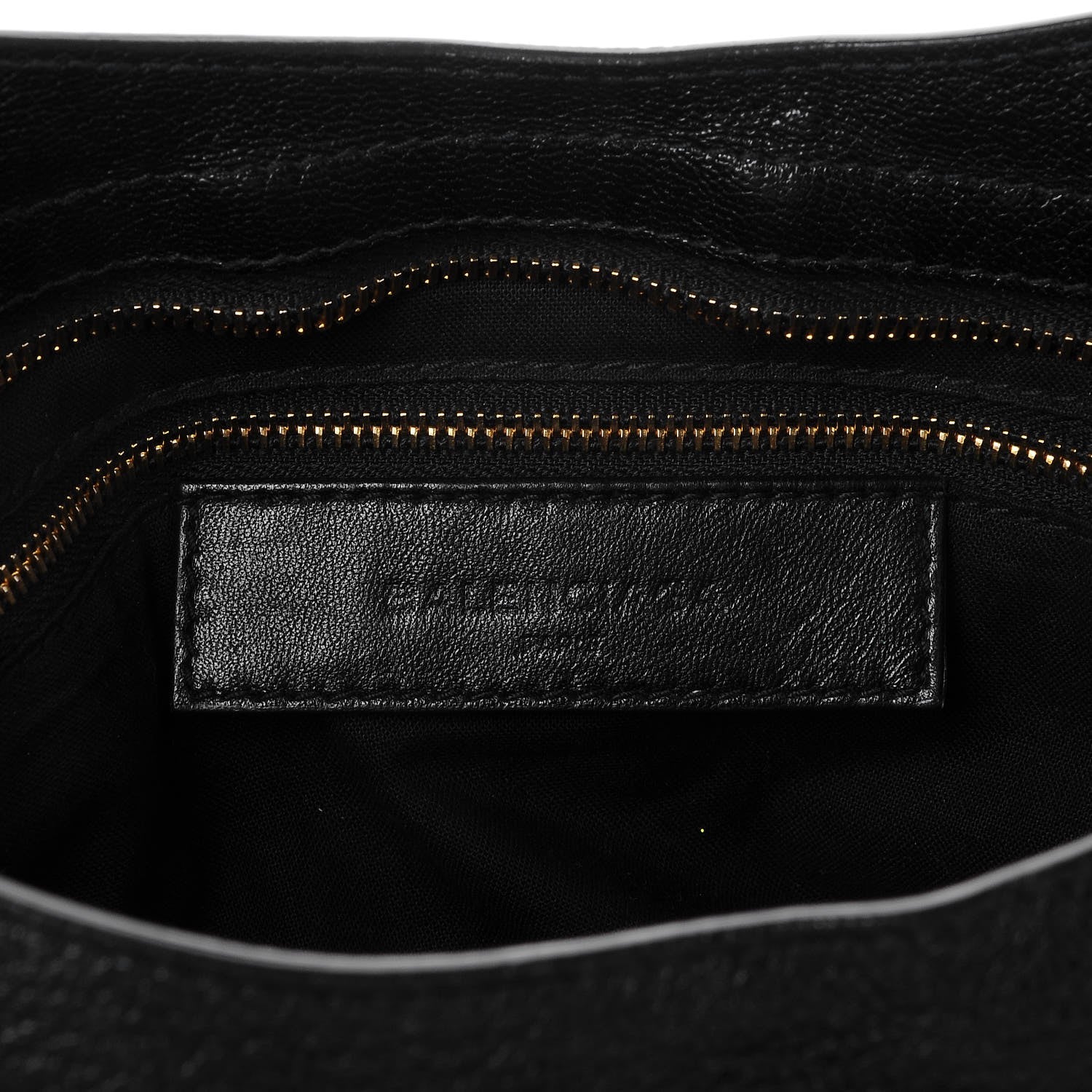 Balenciaga Chevre Gold Metallic Edge Hardware City Black 7 of 8