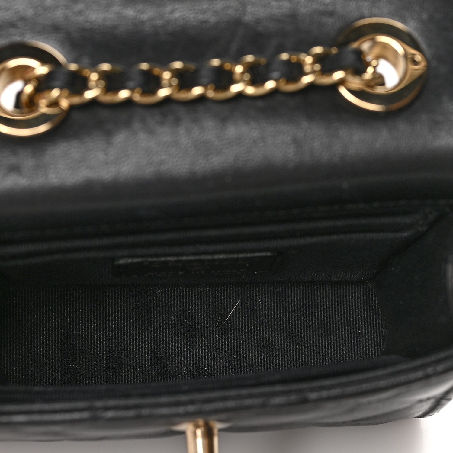 Chanel Lambskin Quilted Mini Trendy CC Chain Wallet Black 5 of 13