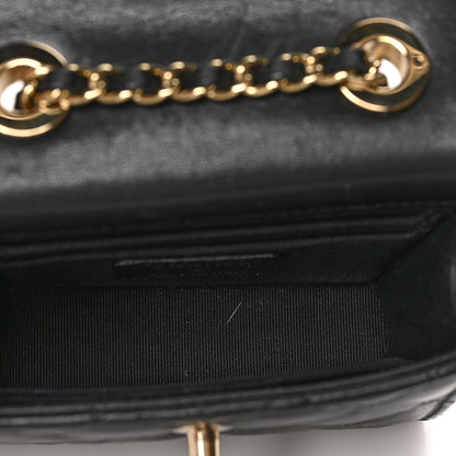 Chanel Lambskin Quilted Mini Trendy CC Chain Wallet Black 5 of 13