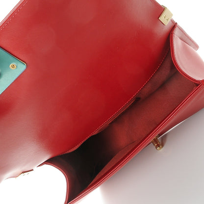 Chanel Lambskin Quilted Medium Boy Flap Red 6 of 9