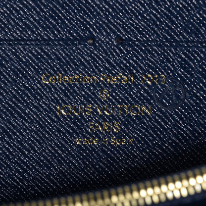 Louis Vuitton Damier Paillettes Zippy Wallet Blue 6 of 7