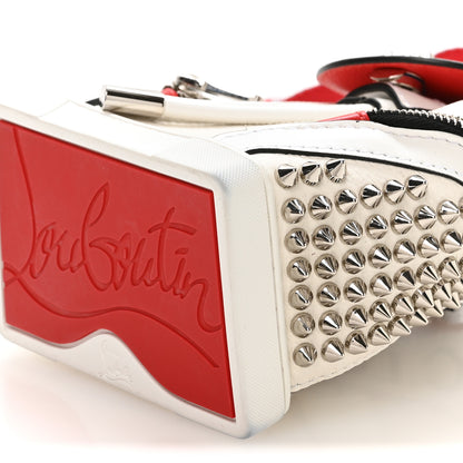Christian Louboutin Calfskin Spiked Small Explorafunk Backpack White 9 of 9
