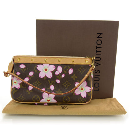 Louis Vuitton Monogram Cherry Blossom Pochette Accessories Brown 3 of 7