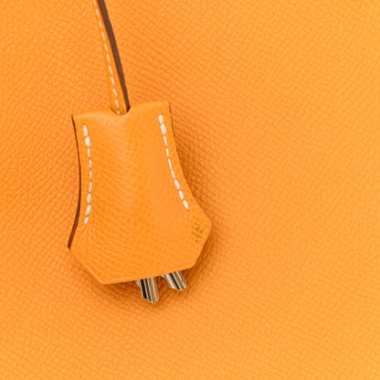 Hermes Epsom Candy Birkin 35 Jaune D'Or Feu 11 of 13