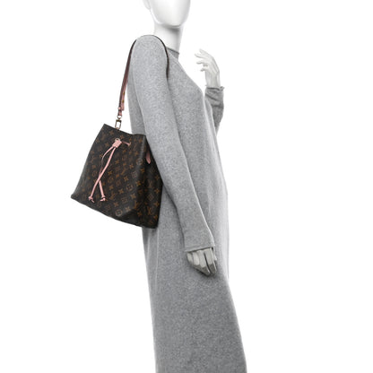 Louis Vuitton Monogram Neonoe MM Rose Poudre 2 of 14