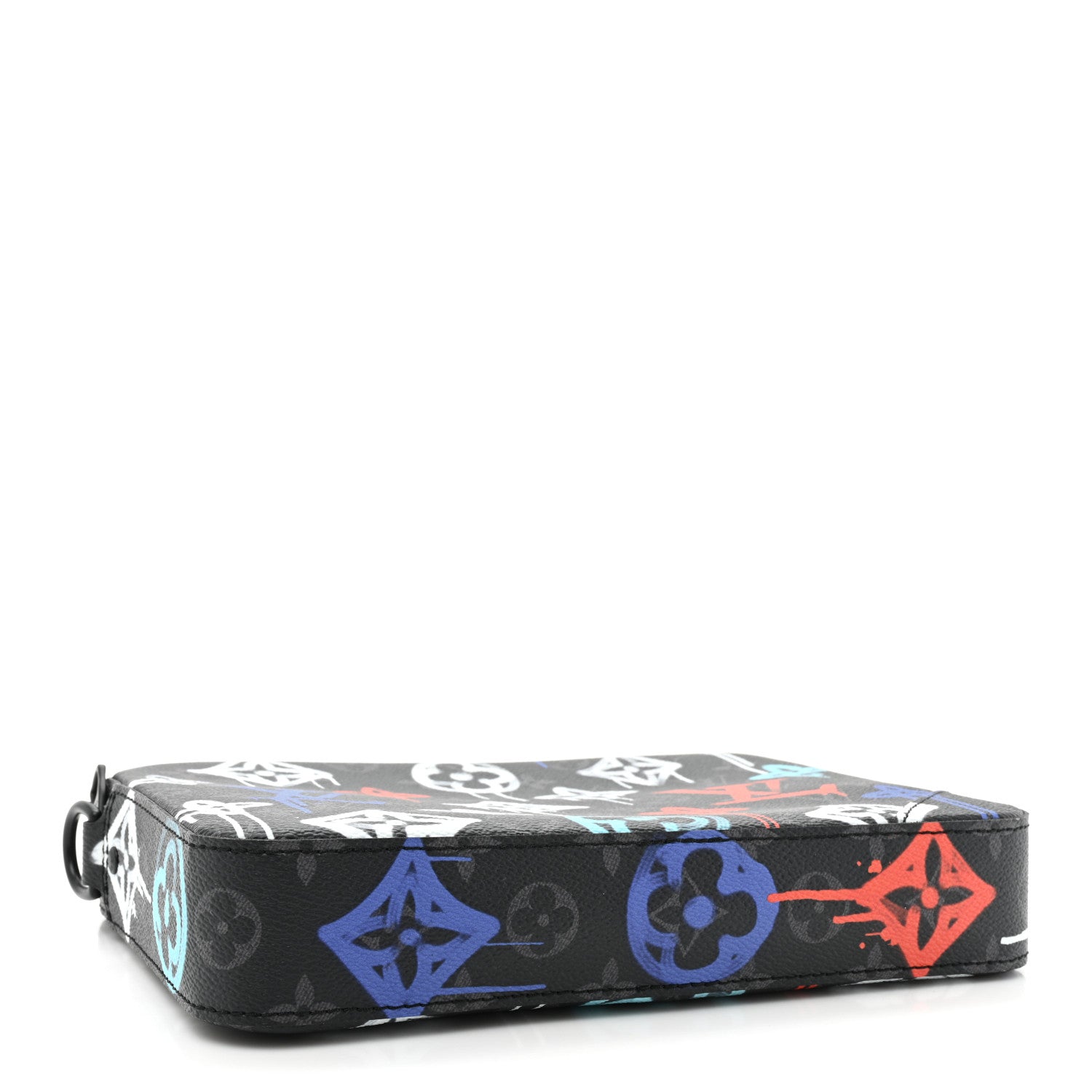 Louis Vuitton Monogram Eclipse LV Graffiti Trio Messenger Multicolor 4 of 13