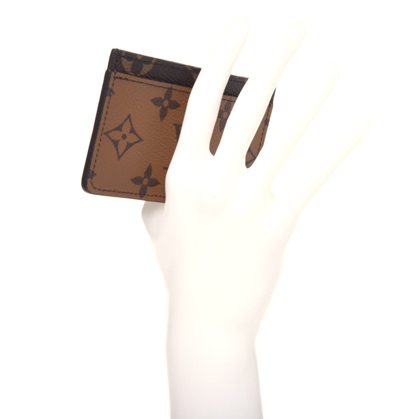 Reverse Monogram Card Holder