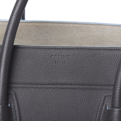 Celine Baby Grained Calfskin Medium Phantom Luggage Anthracite 6 of 18