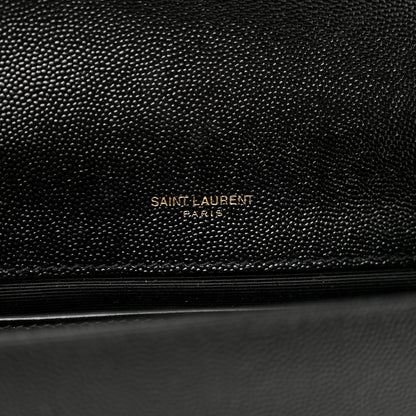 Saint Laurent SAINT LAURENT Grain De Poudre Small Monogram Kate Satchel Black 8 of 10