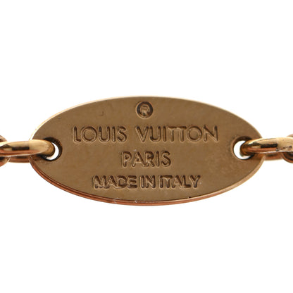 Louis Vuitton Essential V Necklace Gold 6 of 9