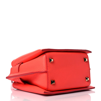 MCM Grained Calfskin Mini Neo Milla Tote Coral 4 of 9