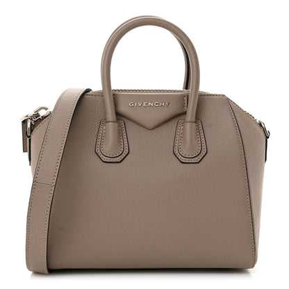 Givenchy Sugar Goatskin Mini Antigona Storm Grey 1 of 15
