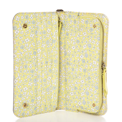 Louis Vuitton Monogram Fleuri Insolite Wallet Yellow 5 of 8