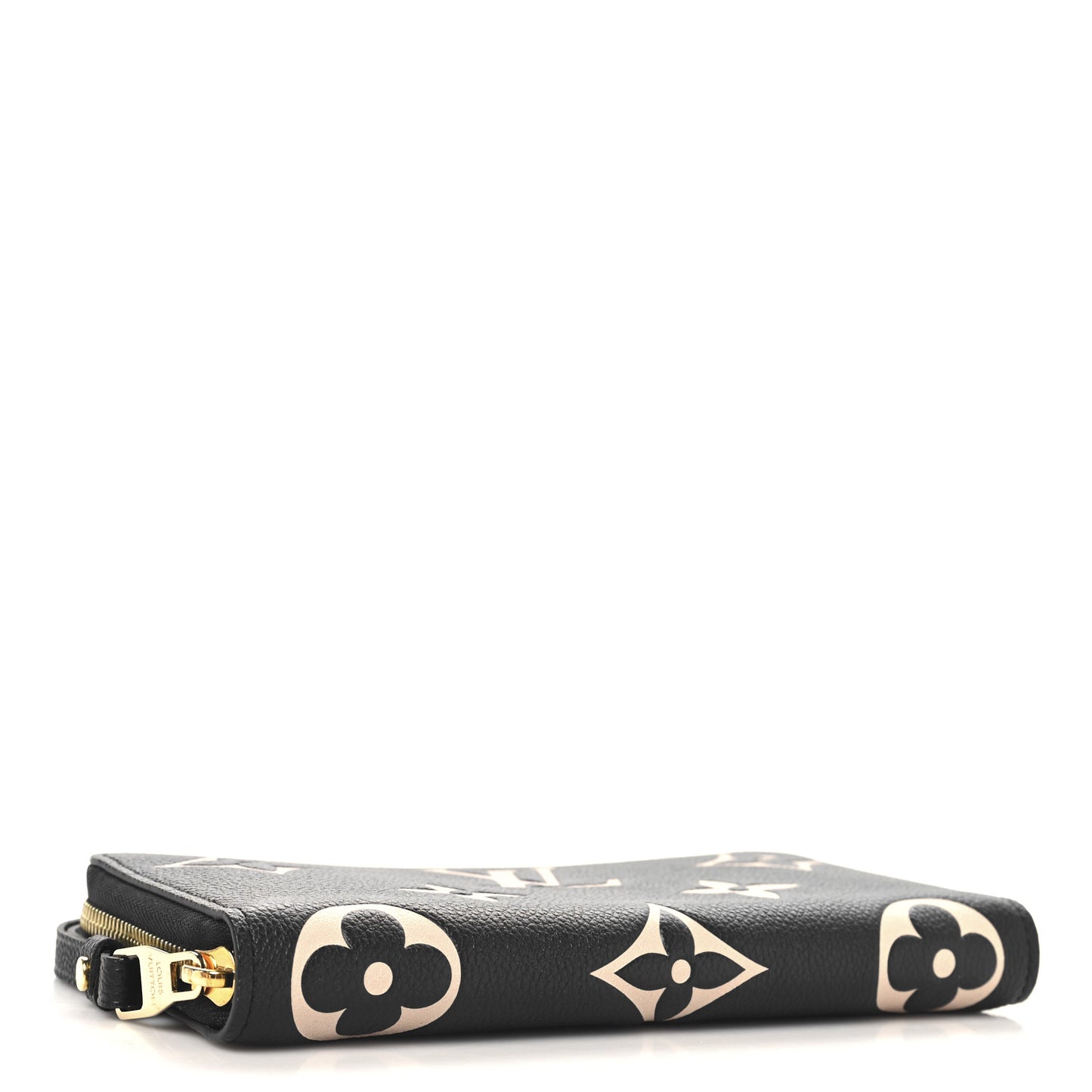 Empreinte Monogram Giant Zippy Wallet Black Beige