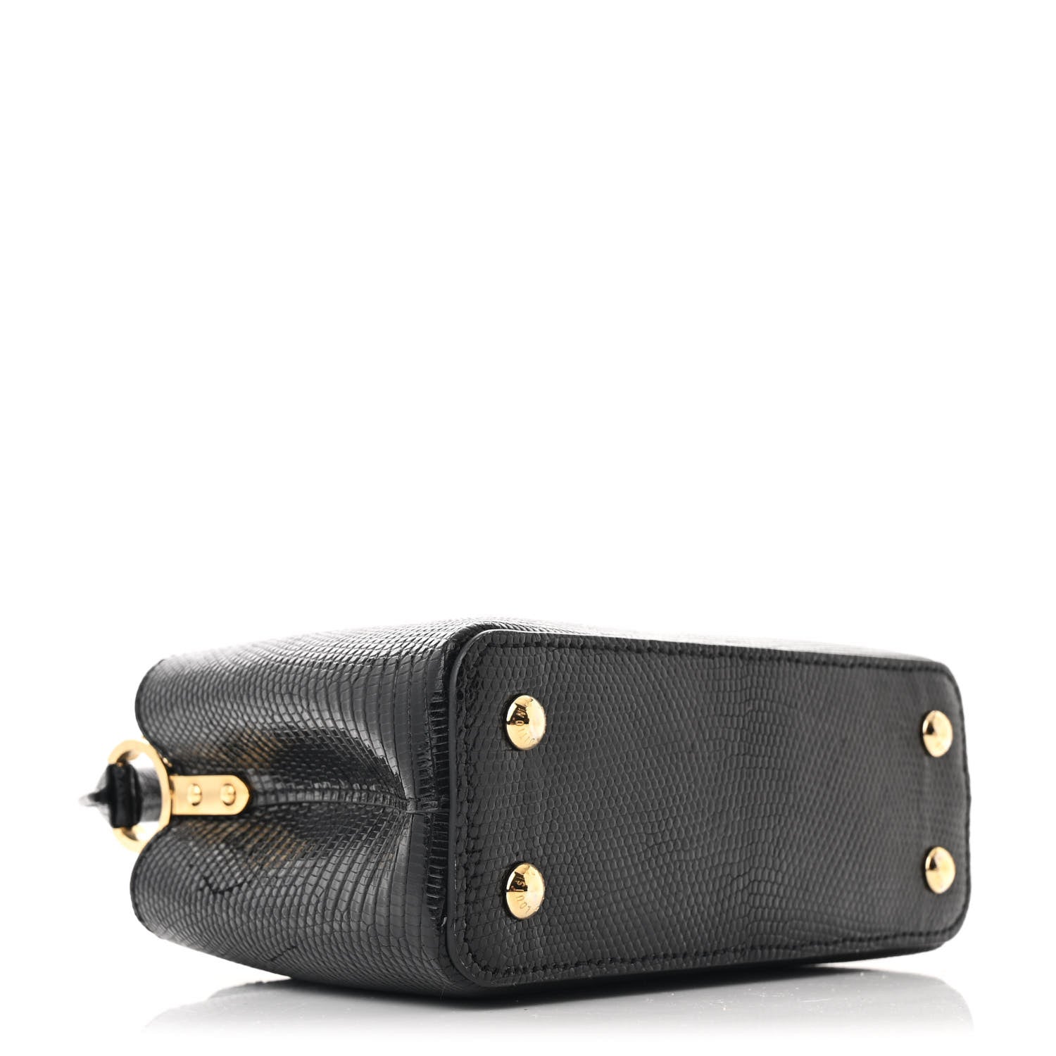 Louis Vuitton Lizard Capucines Mini Black 4 of 11