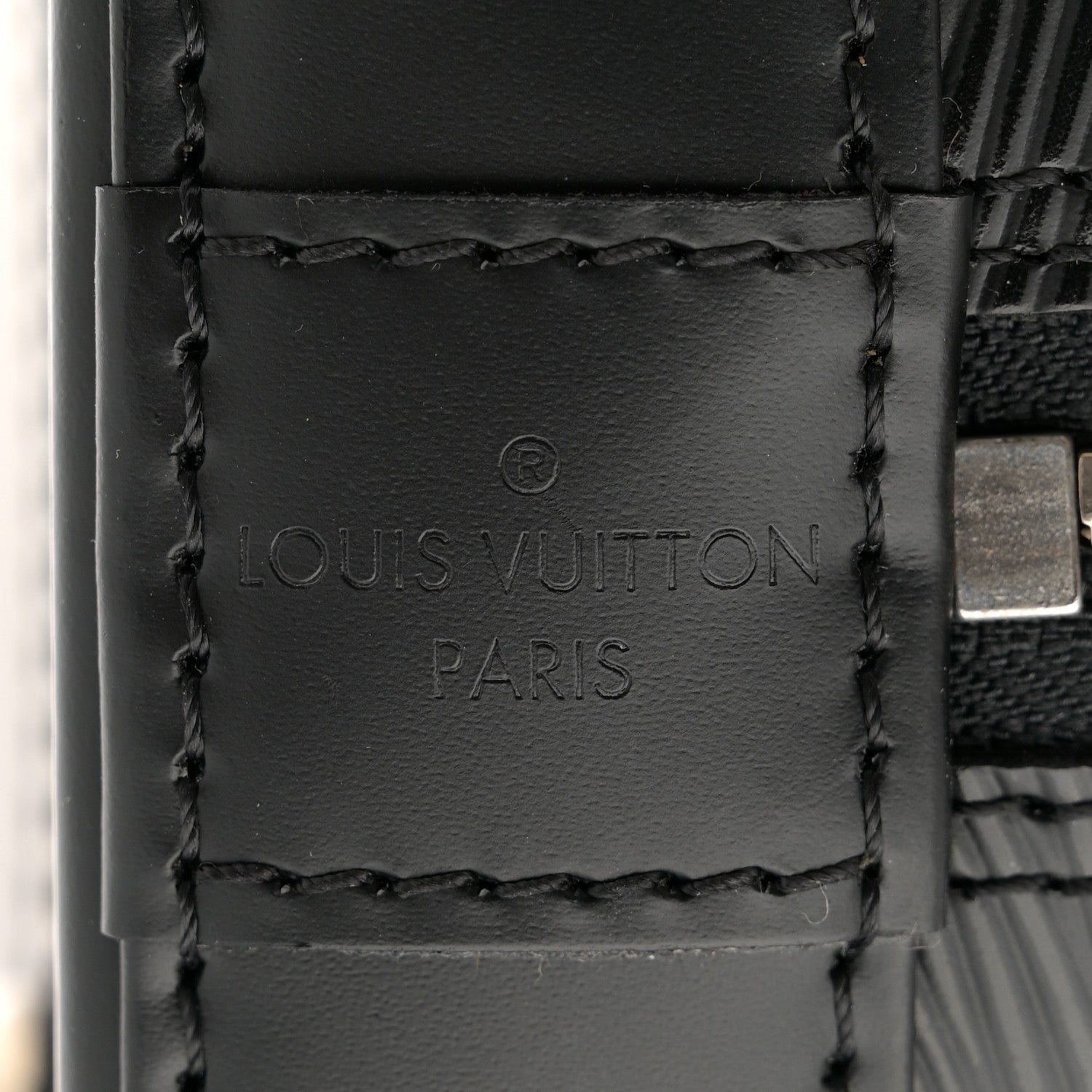 Louis Vuitton Epi Alma PM Black 6 of 10