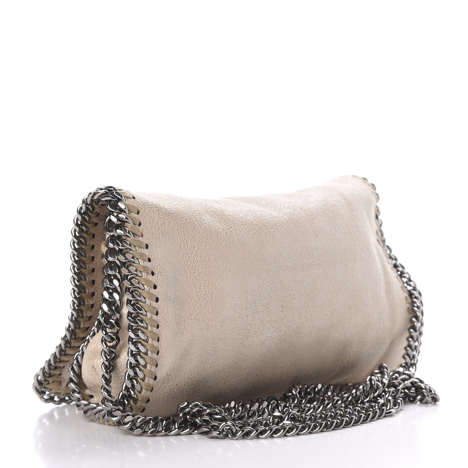 Stella McCartney Shaggy Deer Falabella Crossbody Bag Gold 3 of 10